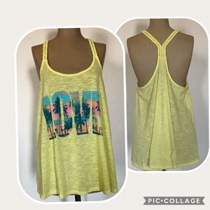 Lemon Yellow Racerback Tank